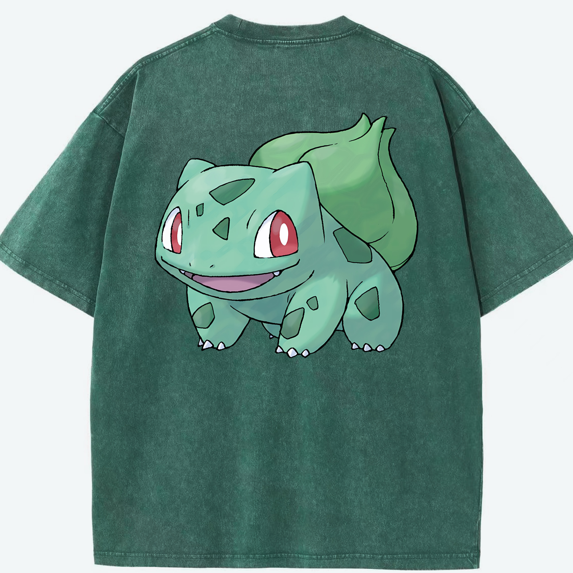 （画像用） ポケットモンスター Pokémon 綿100% ヴィンテージ風 半袖Tシャツ（背面プリント）